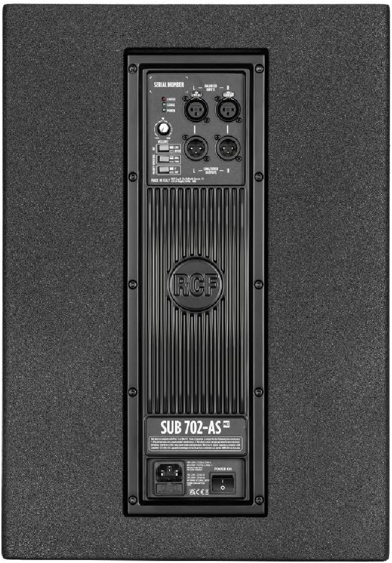 RCF SUB 702-AS MK3 12-inch 1,400-watt Active Subwoofer