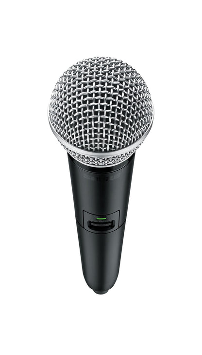 Shure GLXD2+/B58 Handheld Transmitter with BETA 58A Vocal Mic Capsule - for use with GLX-D+ Dual Band Digital Wireless Microphone Systems, Receiver Sold Separately (GLXD2+/B58=-Z3)