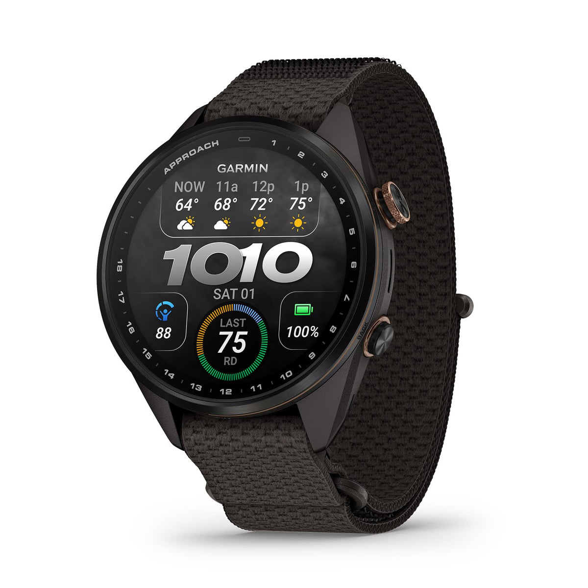 Garmin Approach® S72, Advanced Golf Smartwatch, 47mm, Black