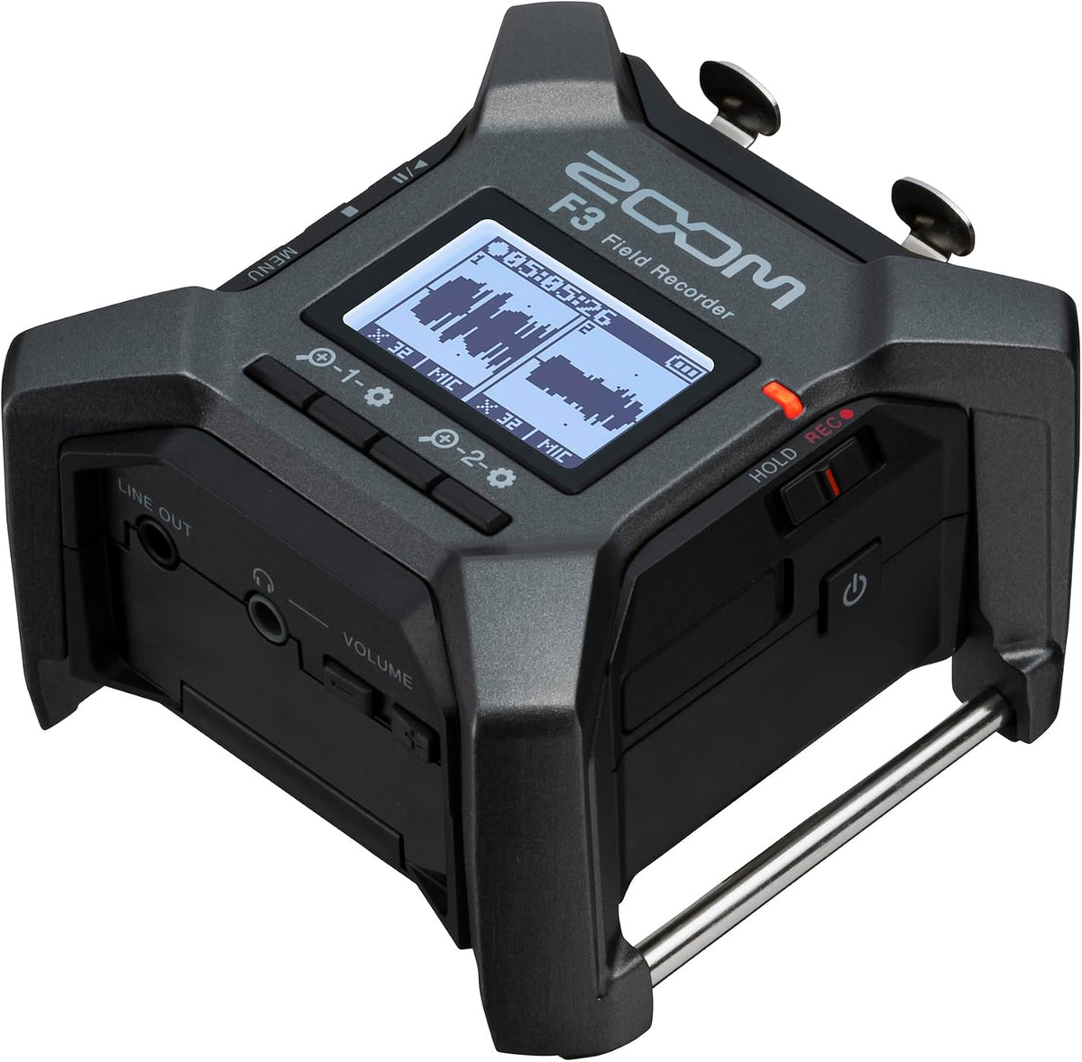 Zoom F3 Professional Field Recorder for Filmmakers & Musicians