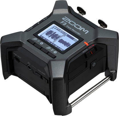 Zoom F3 Professional Field Recorder for Filmmakers & Musicians
