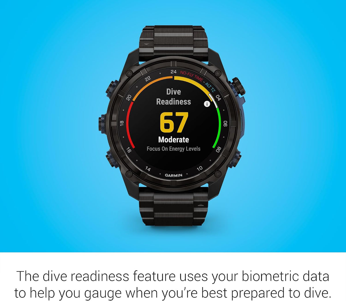 Garmin Descent™ Mk3i, Watch-Style Dive Computer, 51mm, DLC Titanium