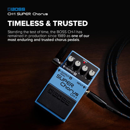 BOSS CH-1 SUPER Chorus Classic Compact Chorus Effects Pedal