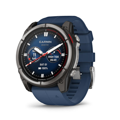 Garmin quatix® 8, Marine GPS Smartwatch, 47mm | Ultimate Nautical Smartwatch, AMOLED Display, Chartplotter Control, Built-In Flashlight, Dedicated Marine Features
