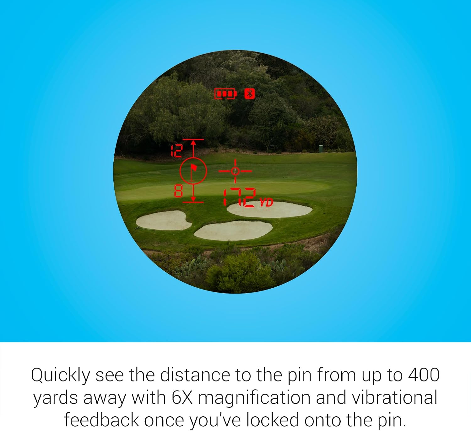 Garmin Approach® Z30, Golf Laser Range Finder | Easy-to-Read OLED Display, Range Up to 400 Yards, Send Ranged Distances to Your Compatible Golf Smartwatch or Handheld