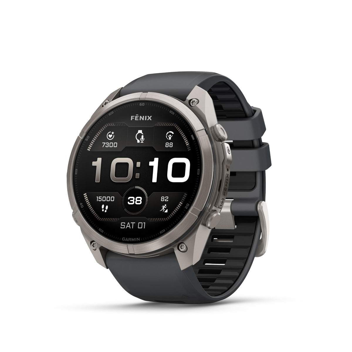 Garmin fēnix® 9 Pro, inReach®, Titanium, 51mm, Graphite/Black