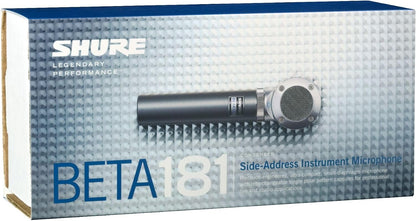 Shure BETA 181/KIT Ultra-Compact Small-Diaphragm Side-Address Versatile Condenser Microphone for Instruments with 4X Polar Pattern Capsules - Cardiod, Supercardioid, Omnidirectional and Bidirectional