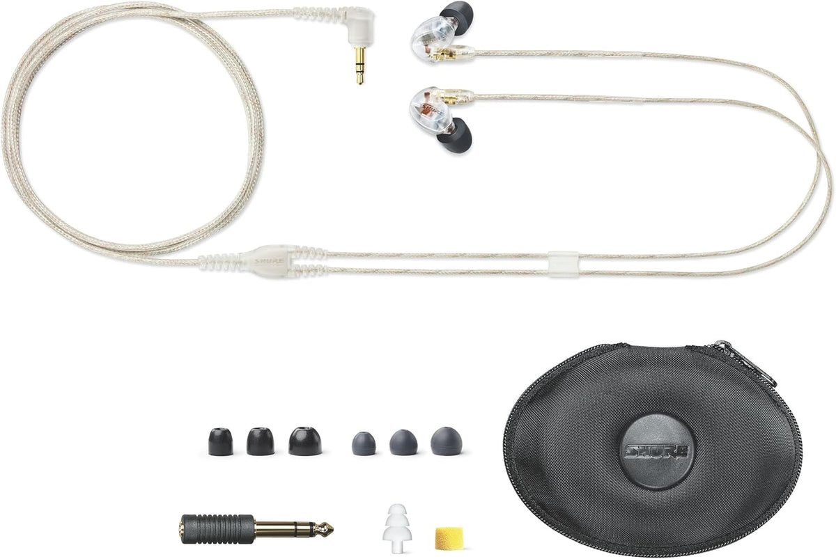 Shure SE425 PRO Sound Isolating Wired Earbuds - Clear