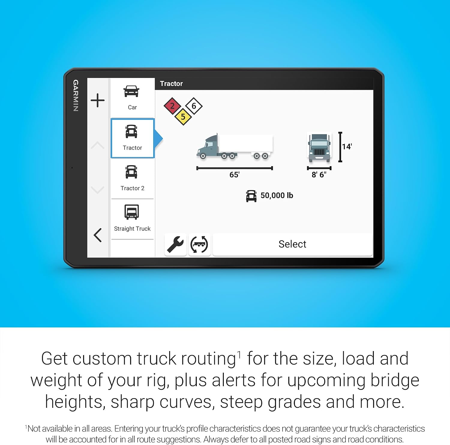 Garmin dēzl™ OTR1020, Extra-Large 10” GPS Truck Navigator | Crisp High-Resolution Touchscreen Display, Expert Arrival Planning, Custom Truck Routing
