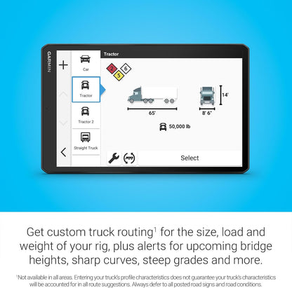 Garmin dēzl™ OTR1020, Extra-Large 10” GPS Truck Navigator | Crisp High-Resolution Touchscreen Display, Expert Arrival Planning, Custom Truck Routing