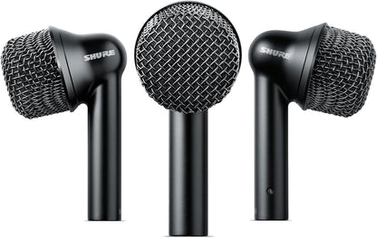 Shure Nexadyne 6 Tom/Snare Drum Microphone with Revonic Technology - Supercardioid Dynamic Mic for Pro Performance, Enhanced Isolation & Noise Reduction, Dual-Engine Transducers, Three Pack (NXN6-3PK)
