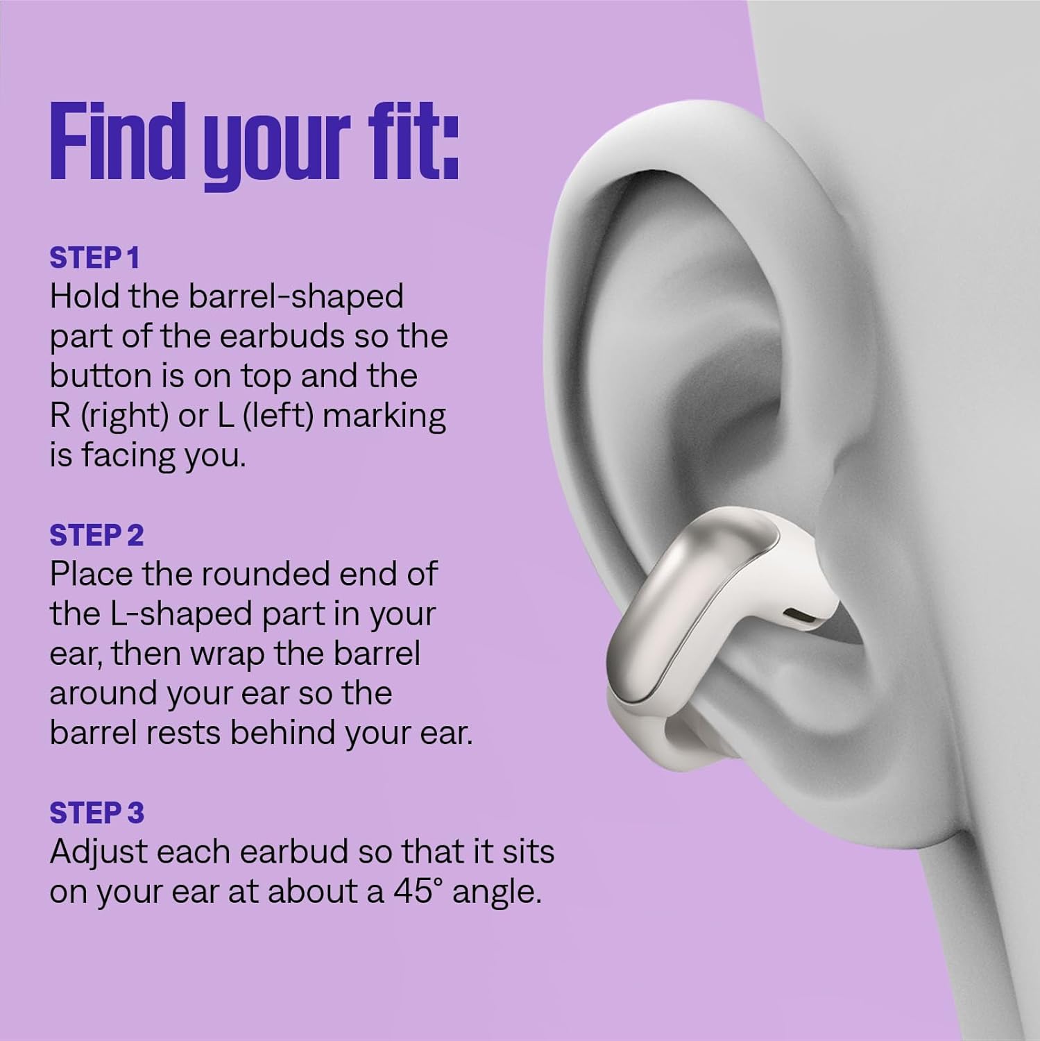 Bose Ultra Open Earbuds - Bluetooth Open Ear Earbuds with OpenAudio for Awareness, Clip-On Design for Comfort, Water Resistant, Up to 48 Hrs of Playtime, White Smoke