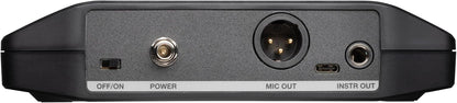 Shure GLXD14+ Dual Band Pro Digital Wireless System for Guitar and Bass - 12-Hour Battery Life, 100 ft Range | Includes 1/4" Jack Instrument Cable & Single Channel Receiver (GLXD14+-Z3)