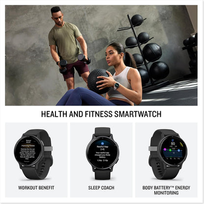 Garmin vívoactive® 5, Health & Fitness GPS Smartwatch, 42mm, Navy