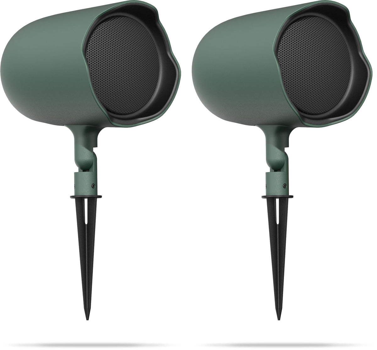 JBL Professional Control 88M Wired, Two-Way Coaxial, Mushroom Style Outdoor, Landscape, Garden, Architectural, Waterproof Speaker, 8-Inch, 360 Degree Sound. Sold Individually. Green