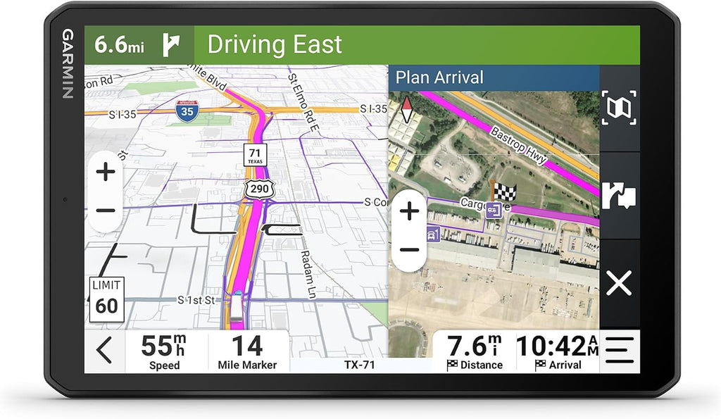 Garmin dēzl™ OTR820, Large 8” GPS Truck Navigator | Crisp High-Resolution Touchscreen Display, Expert Arrival Planning, Custom Truck Routing