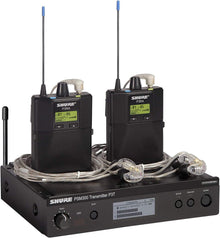 Shure PSM300 P3TRA215TWP Pro Wireless In-Ear Personal Monitor System with SE215-CL Earphones, Twinpack - J13 Band