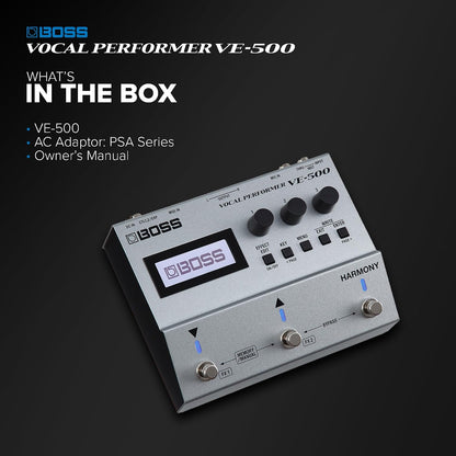 BOSS VE-500 Vocal Performer Multi-Effects Unit