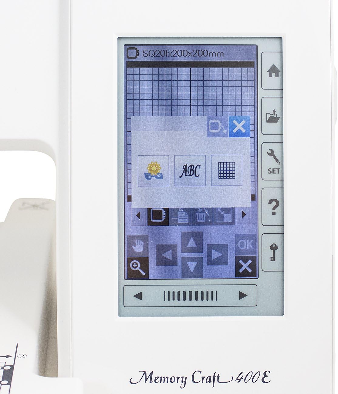 Janome Memory Craft C400E Computerized Embroidery Machine - MC400E Monogram Machine with 160 Built in Designs, 4 Hoops, and 6 Monogramming Fonts, Digital Embroidery Unit for Home, Beginners