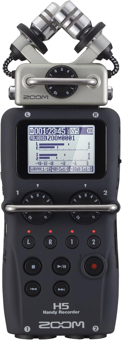 Zoom H5 4-Track Handheld Recorder for Filmmakers & Musicians