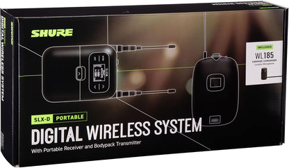Shure SLXD15/85 Wireless Bodypack System with WL 185 Lavalier Microphone - H55 Band