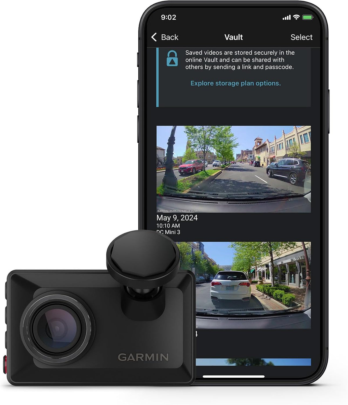 Garmin Dash Cam™ X210, Compact 1440p HD Dash Cam