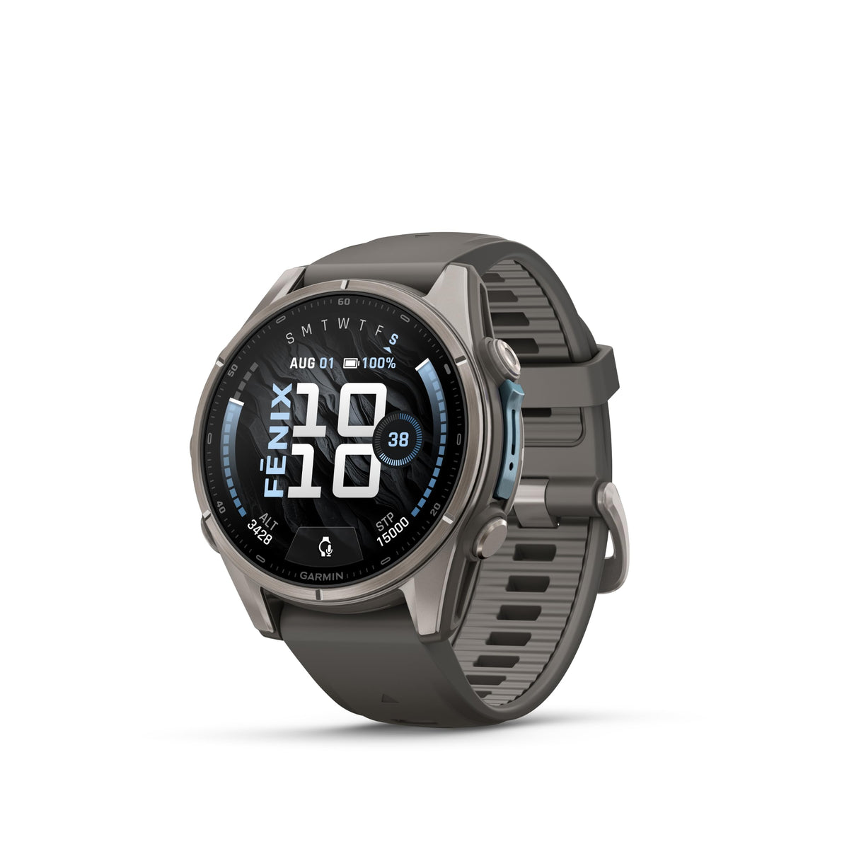 Garmin fēnix® 9, DLC Titanium, 51mm, Carbon Gray/Black