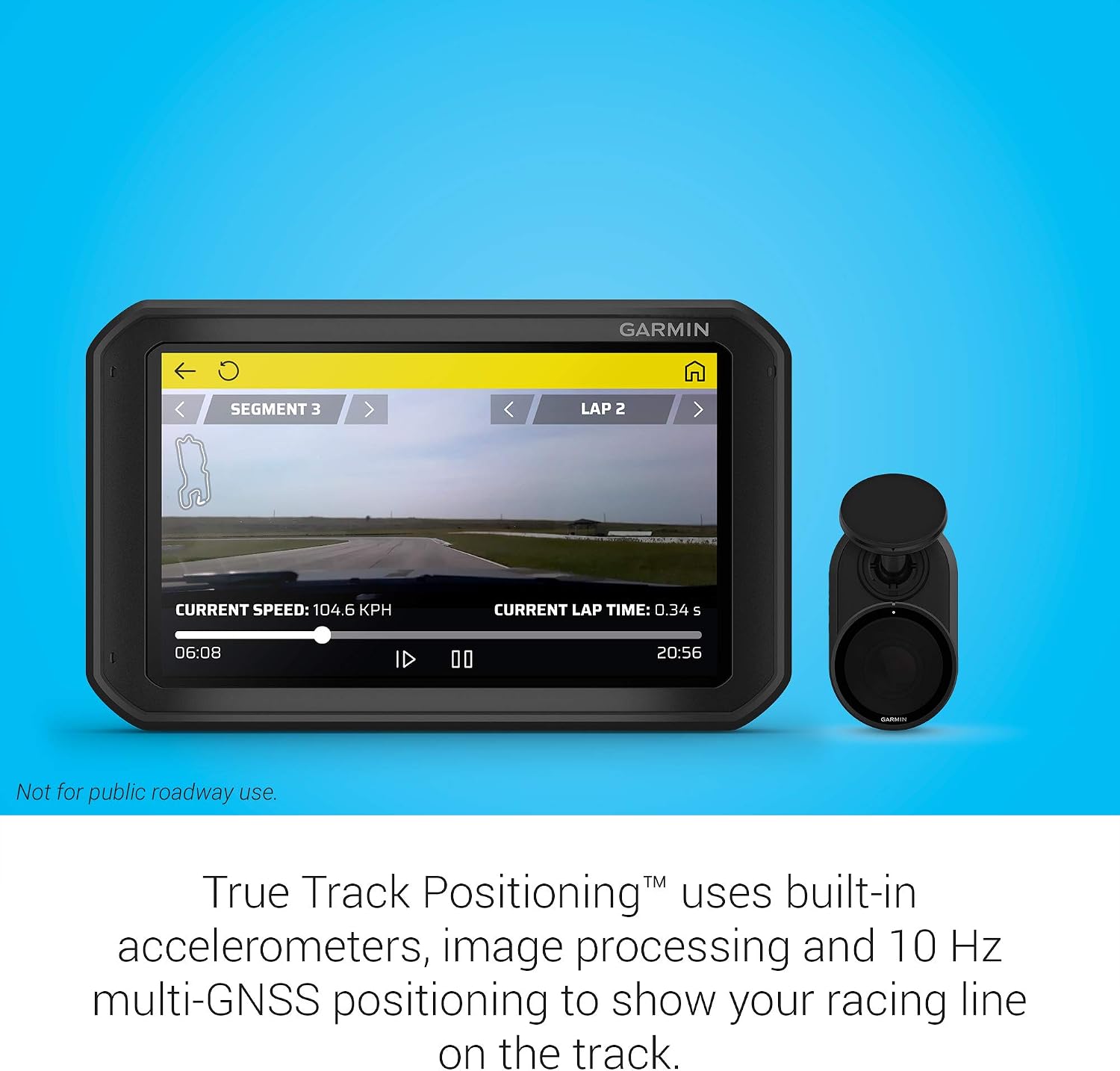 Garmin Catalyst, Driving Performance Optimizer with Real-time Coaching and Immediate Track Session Analysis, for Motorsports and High Performance Driving (010-02345-00), Black, 6.95 inch