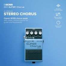 BOSS CH-1 SUPER Chorus Classic Compact Chorus Effects Pedal