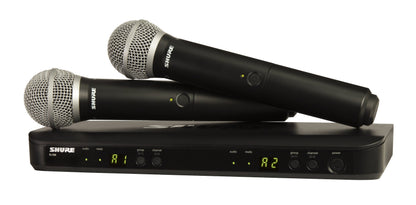 Shure BLX288/PG58 Dual Wireless Vocal System - H11 Band