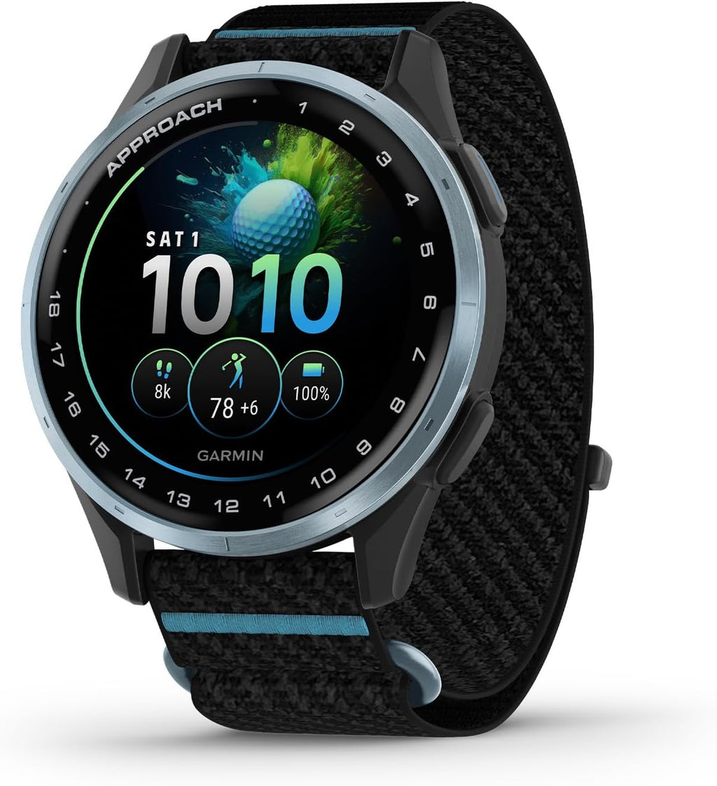 Garmin Approach® J1, Junior Golf Watch with GPS, 43mm, Black | Lightweight GPS Golf Watch Built for Junior Golfers, Simplified Interface, Tee-Off Guidance, Pace-of-Play Timer