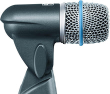 Shure BETA 56A Snare and Tom Microphone - Supercardioid Swivel-Mount Dynamic Drum Mic for Close Miking, Equipped with Shock Mount for Sound Isolation, Dynamic Locking Stand Adapter, Steel Mesh Grille