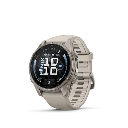Garmin fēnix® 9, DLC Titanium, 51mm, Carbon Gray/Black
