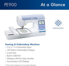 Brother PE900 Wireless Embroidery Machine with WLAN
