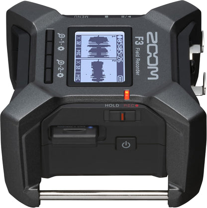 Zoom F3 Professional Field Recorder for Filmmakers & Musicians