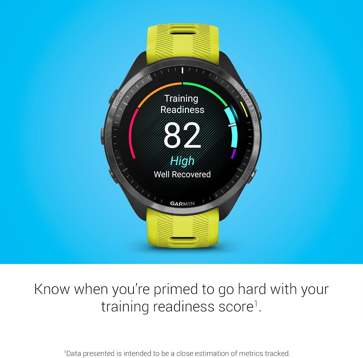Garmin Forerunner® 965, Running Smartwatch, 47mm, Amp Yellow/Black | Maps, Advanced Training Metrics & Recovery Insights, Maps, Music On Your Wrist, Garmin Coach, Daily Suggested Workouts