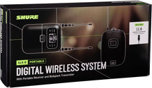 Shure SLXD15/UL4B Portable Digital Wireless System with SLXD1 Bodypack Transmitter, SLXD5 Single Channel Receiver and UniPlex UL4B Cardioid Lavalier Microphone | J52 Band (SLXD15/UL4B-J52)