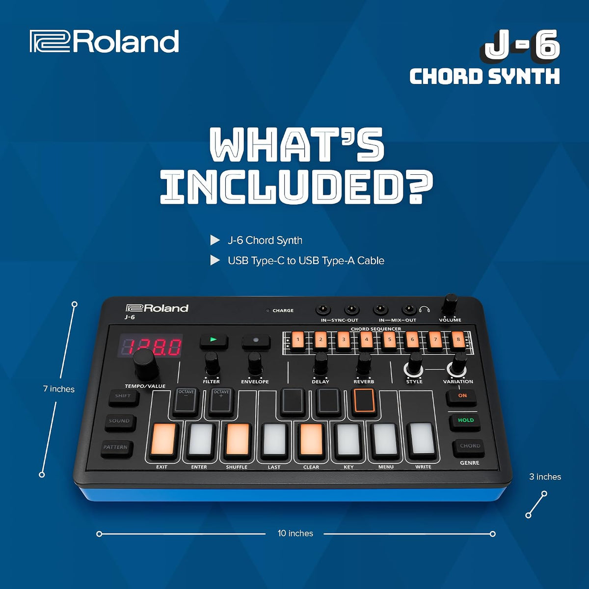Roland AIRA Compact J-6 CHORD SYNTH Portable Song Creation Machine