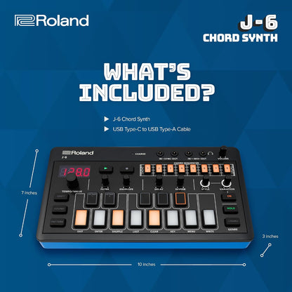 Roland AIRA Compact J-6 CHORD SYNTH Portable Song Creation Machine
