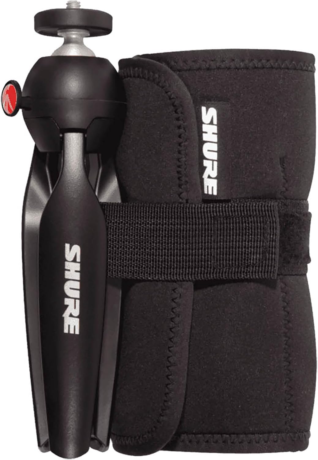 Shure Portable Videography Kit - Professional Recording Rig with MV88+ iPhone Mic, Manfrotto PIXI Tripod, Phone Clamp, Mount, AMV88-Fur Windjammer and SE215 PRO Sound Isolating Earbuds (MV88+SE215-CL)