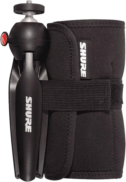 Shure Portable Videography Kit - Professional Recording Rig with MV88+ iPhone Mic, Manfrotto PIXI Tripod, Phone Clamp, Mount, AMV88-Fur Windjammer and SE215 PRO Sound Isolating Earbuds (MV88+SE215-CL)