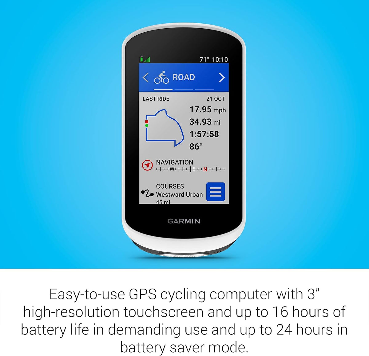 Garmin Edge® Explore 2 Power, Easy-to-Use GPS Cycling Navigator