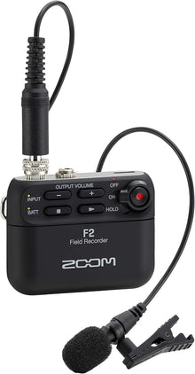 Zoom F2 Lavalier Recorder for Weddings, Filmmaking & Content Creators