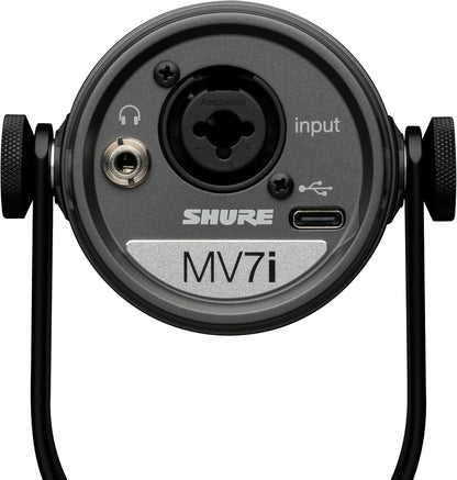Shure MV7i USB-C Smart Microphone with Built-in Interface