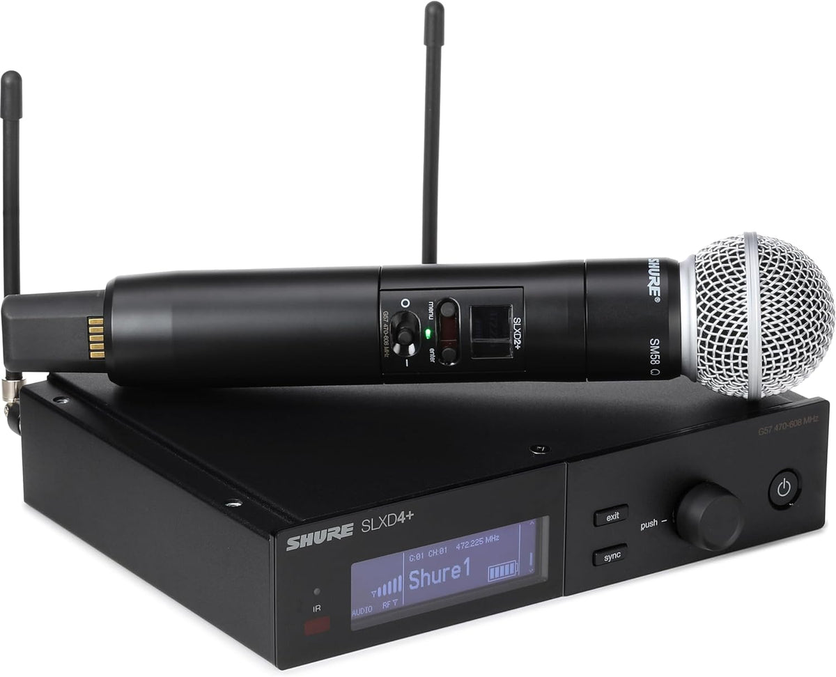 Shure SLXD24+ Wireless System with Beta58A Capsule - G57 Band