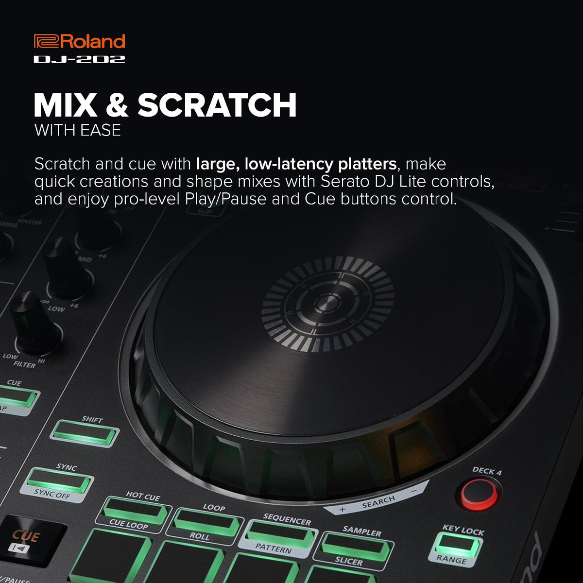 Roland DJ-202 Compact DJ Controller