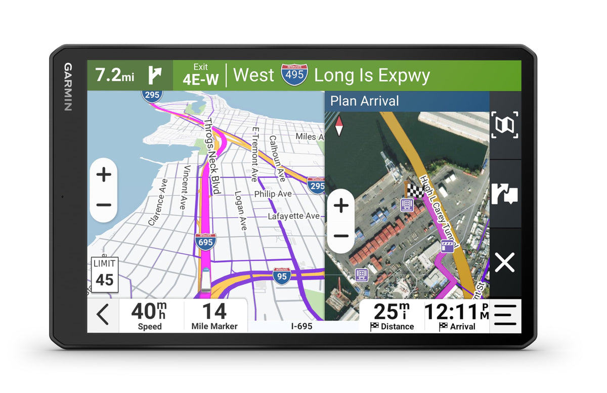 Garmin dēzl™ OTR1020, Extra-Large 10” GPS Truck Navigator | Crisp High-Resolution Touchscreen Display, Expert Arrival Planning, Custom Truck Routing