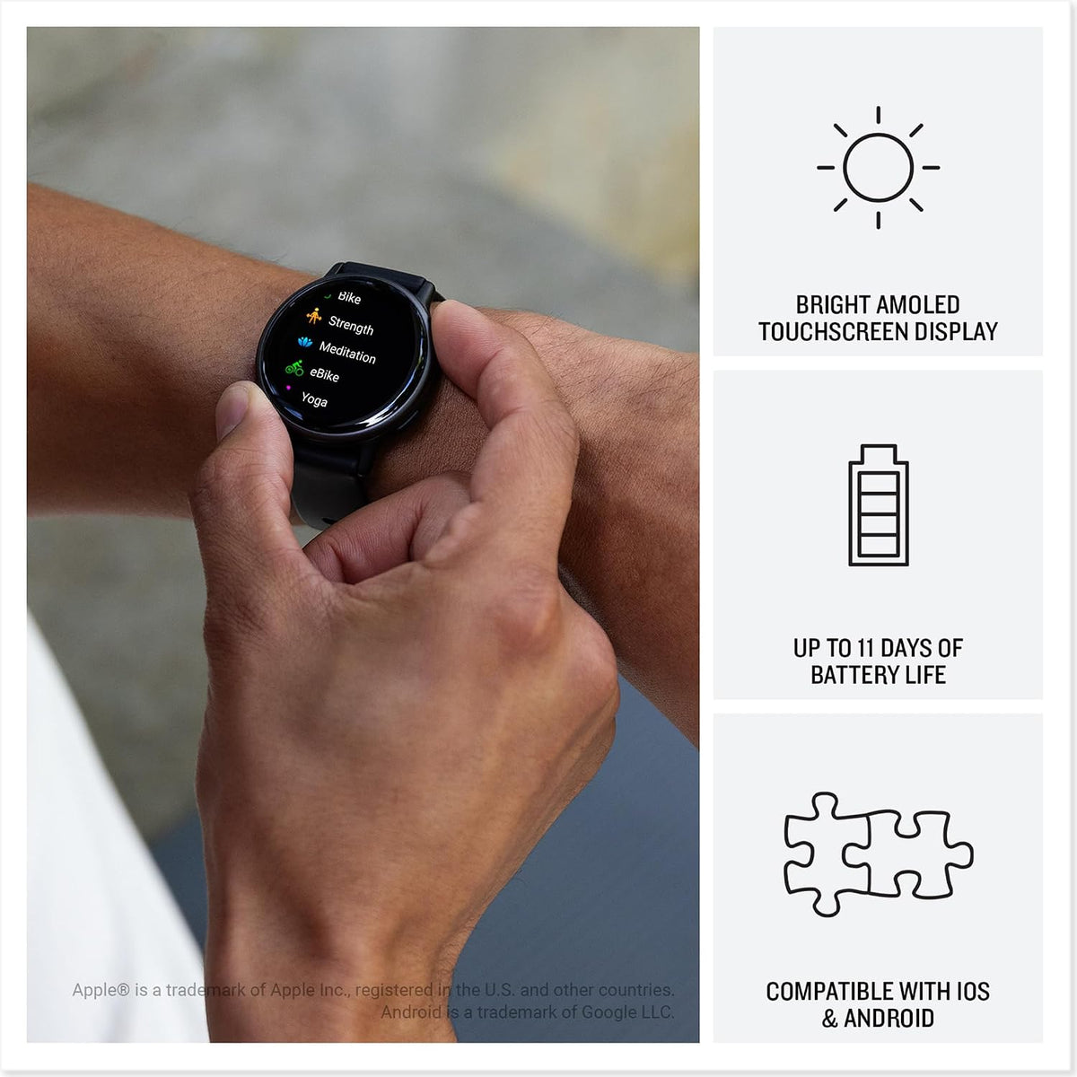 Garmin vívoactive® 5, Health & Fitness GPS Smartwatch, 42mm, Navy