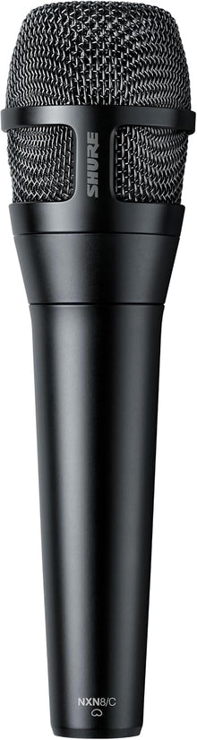 Shure Nexadyne 8/C Cardioid Dynamic Vocal Microphone with Revonic Dual-Engine Technology - XLR Wired Mic for Live Vocals, Studio Recording & Stage Performance, Black