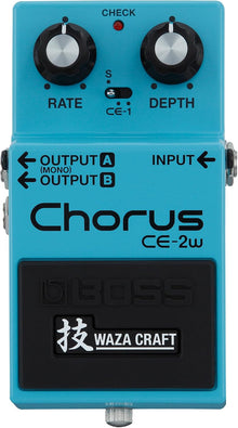 BOSS CE-2W Chorus Premium Waza Craft Guitar Effect Pedal with Analog Circuitry